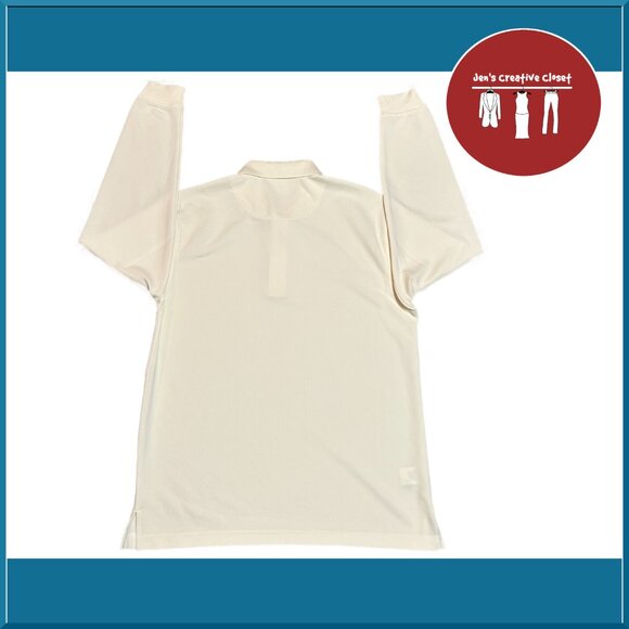 Men's Grand Slam Performance Light Cream Long-Sleeve Shirt - Picture 3 of 4